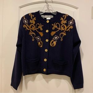 Vintage JH Collectibles cardigan - PM. 100% wool